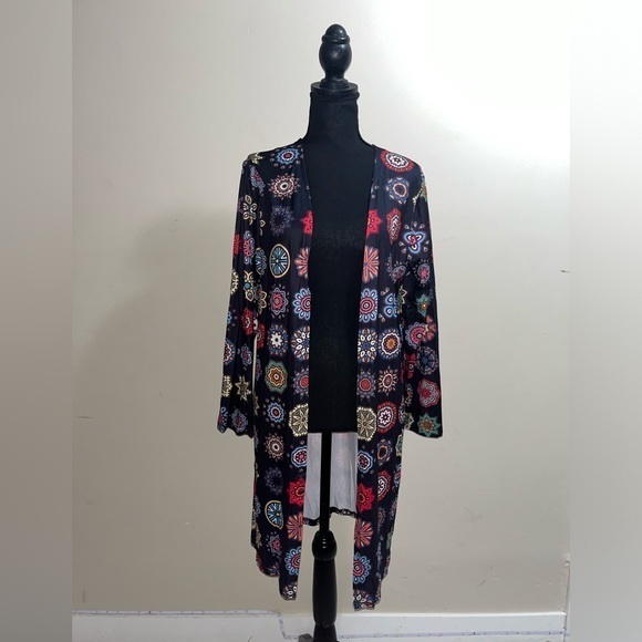 pixie lady Sweaters - 3/25$ (Mix)NWT Pixie Lady Colorful Patterned Long Cardigan, Size S